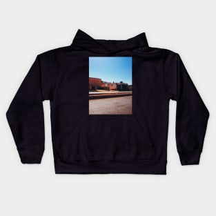 Old Roadside Buildings in Morocco Kids Hoodie